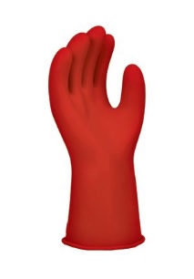 Class 00 Electrical Insulating Rubber Gloves - 11 inch - Glove